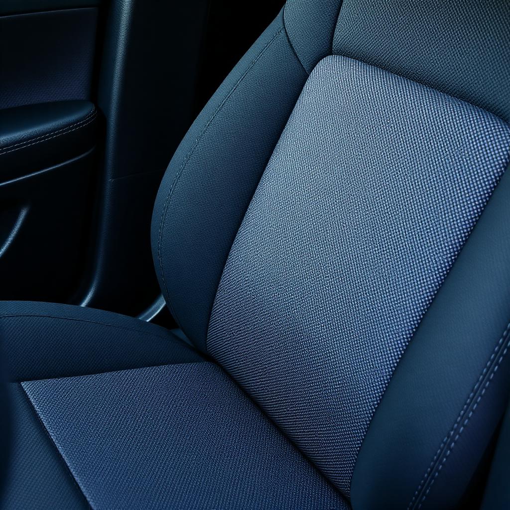 Spotless car seat after cleaning with the AeroClean Pro vacuum